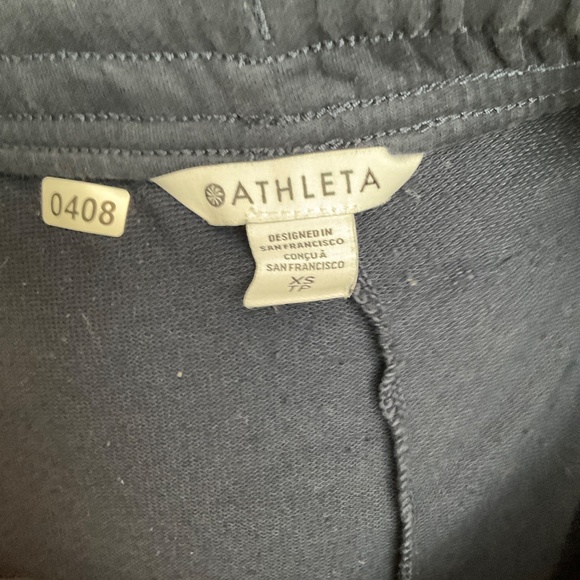 #0408 Navy Blue Sweatpants Size XS Brand Athleta - Picture 3 of 3